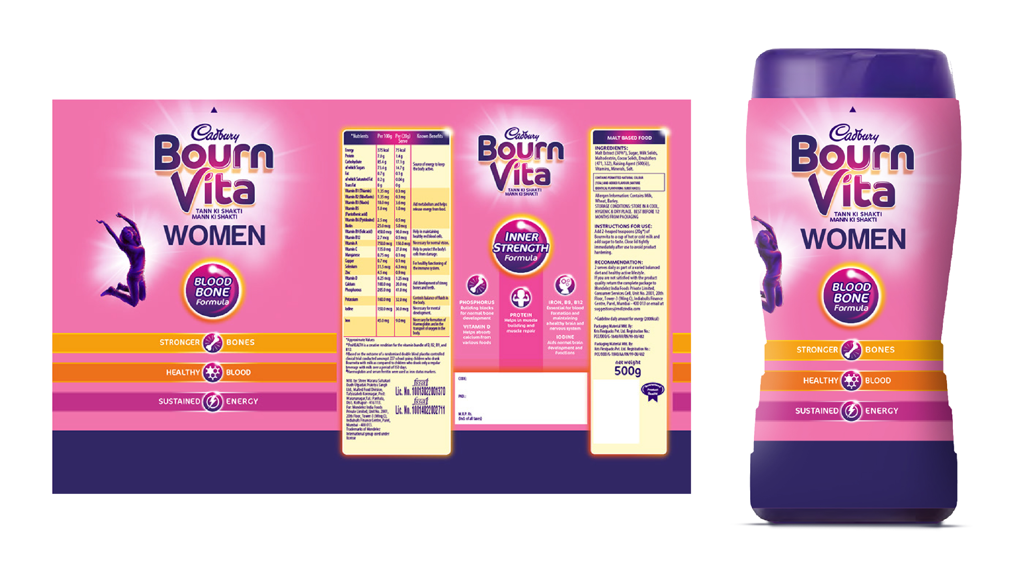 Bournvita Packaging Design